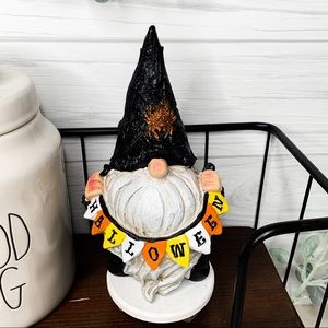 Halloween gnome farmhouse tiered tray decor